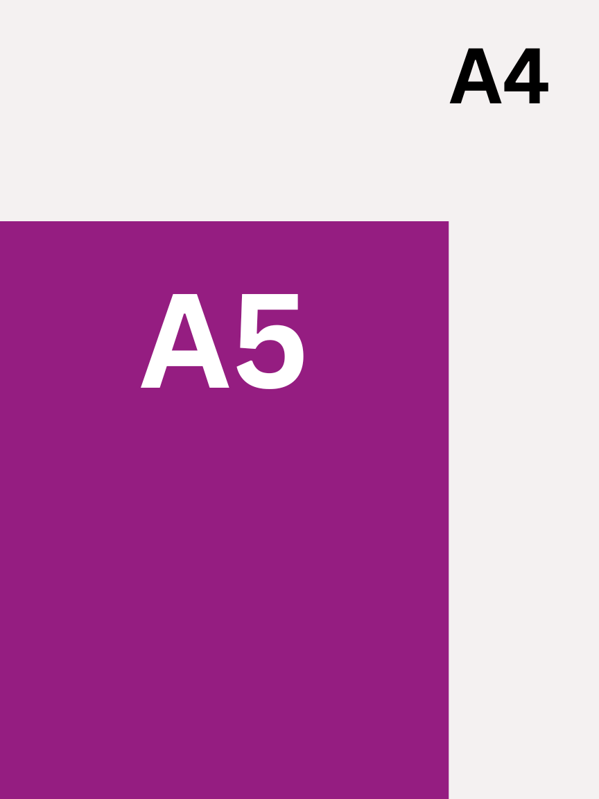15 x 21 cm (A5)